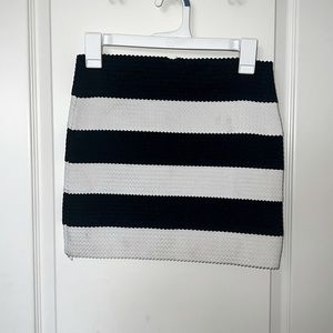 Stripped mini skirt! Size M!